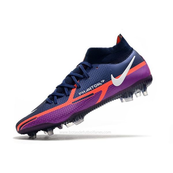 Nike Phantom GT Elite Dynamic Fit FG UV Azul marino Vit Lila